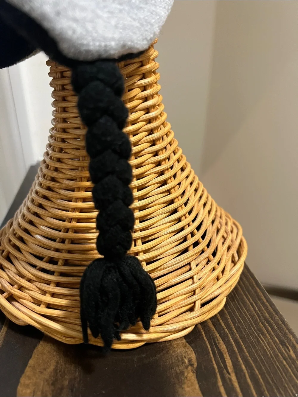 Kids Gray Mickey Mouse Pom-Pom Earflap Hat